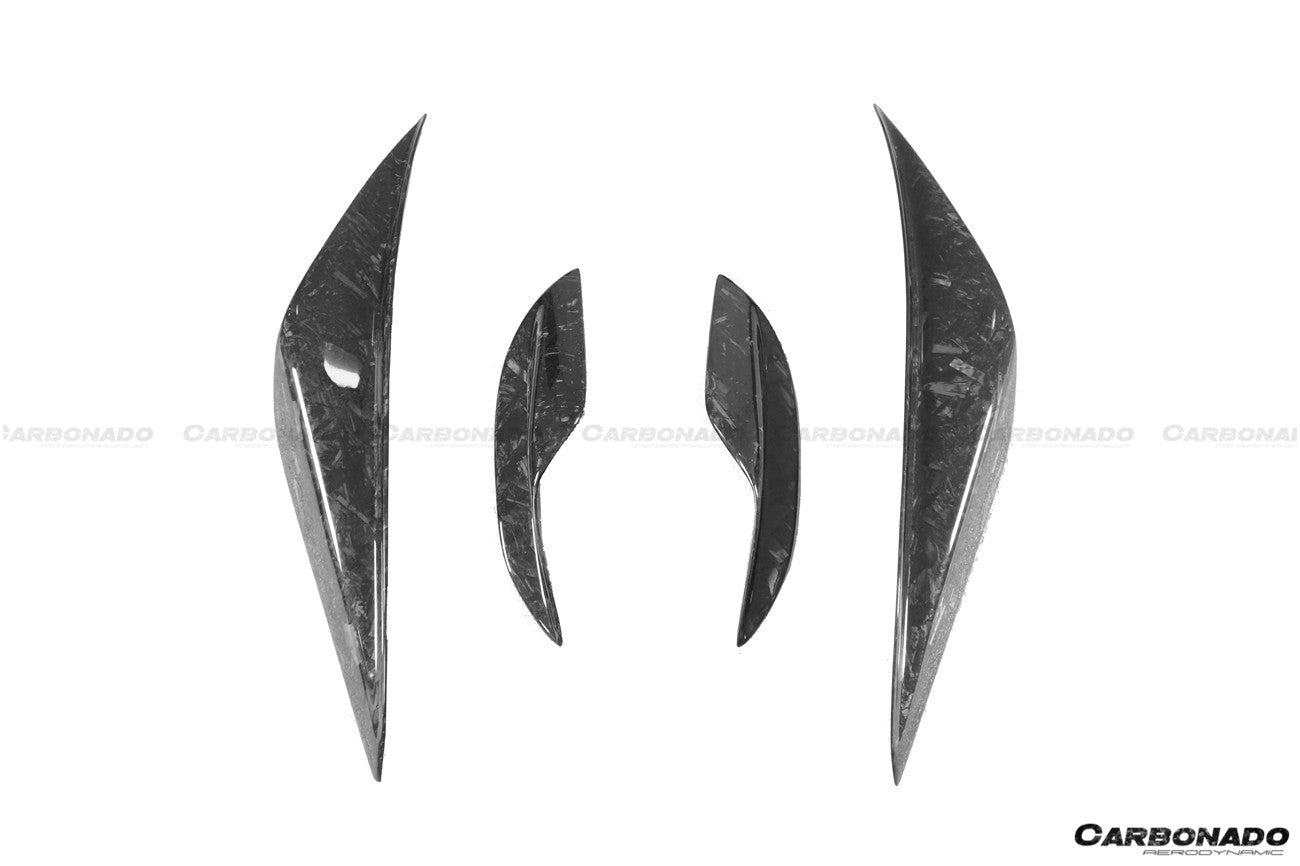 2008-2012 BMW E9X M3 KA Style Carbon Fiber Canards